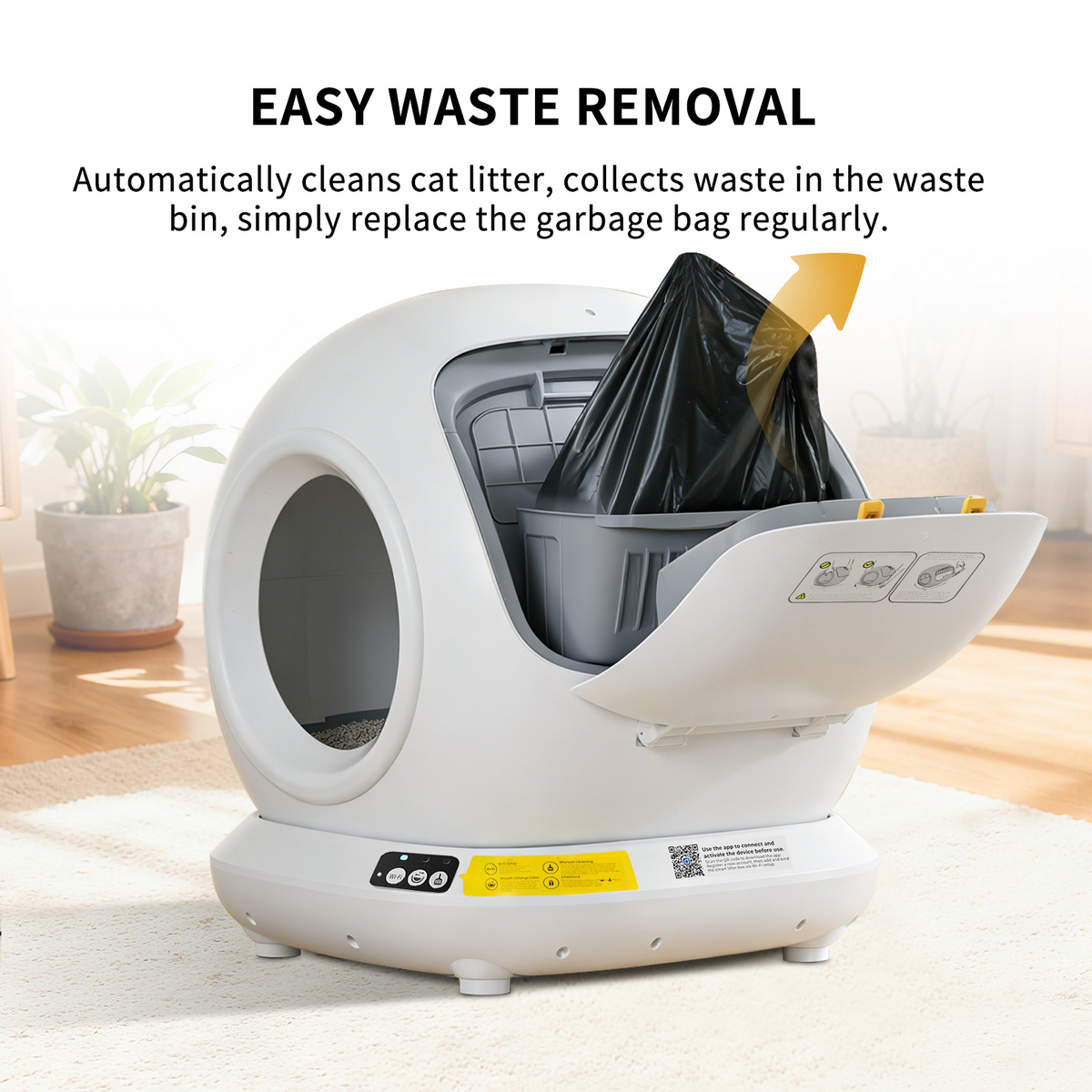 Smart Self-Cleaning Cat Litter Box