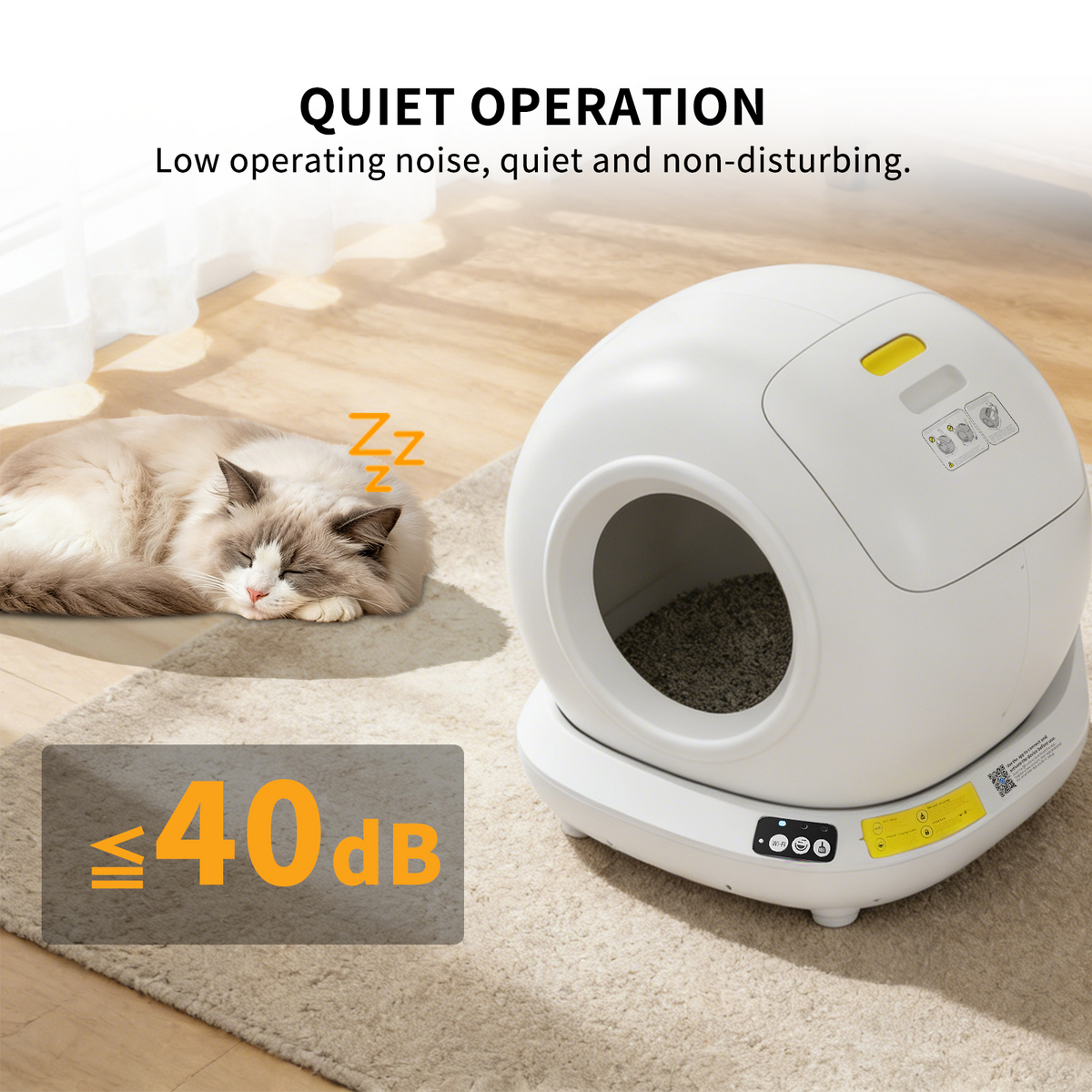 Smart Self-Cleaning Cat Litter Box