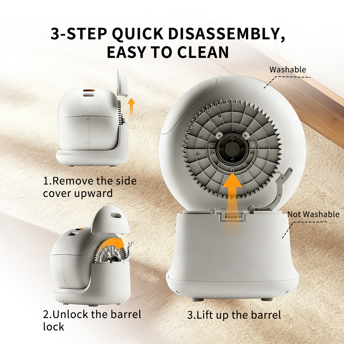 Smart Self-Cleaning Cat Litter Box