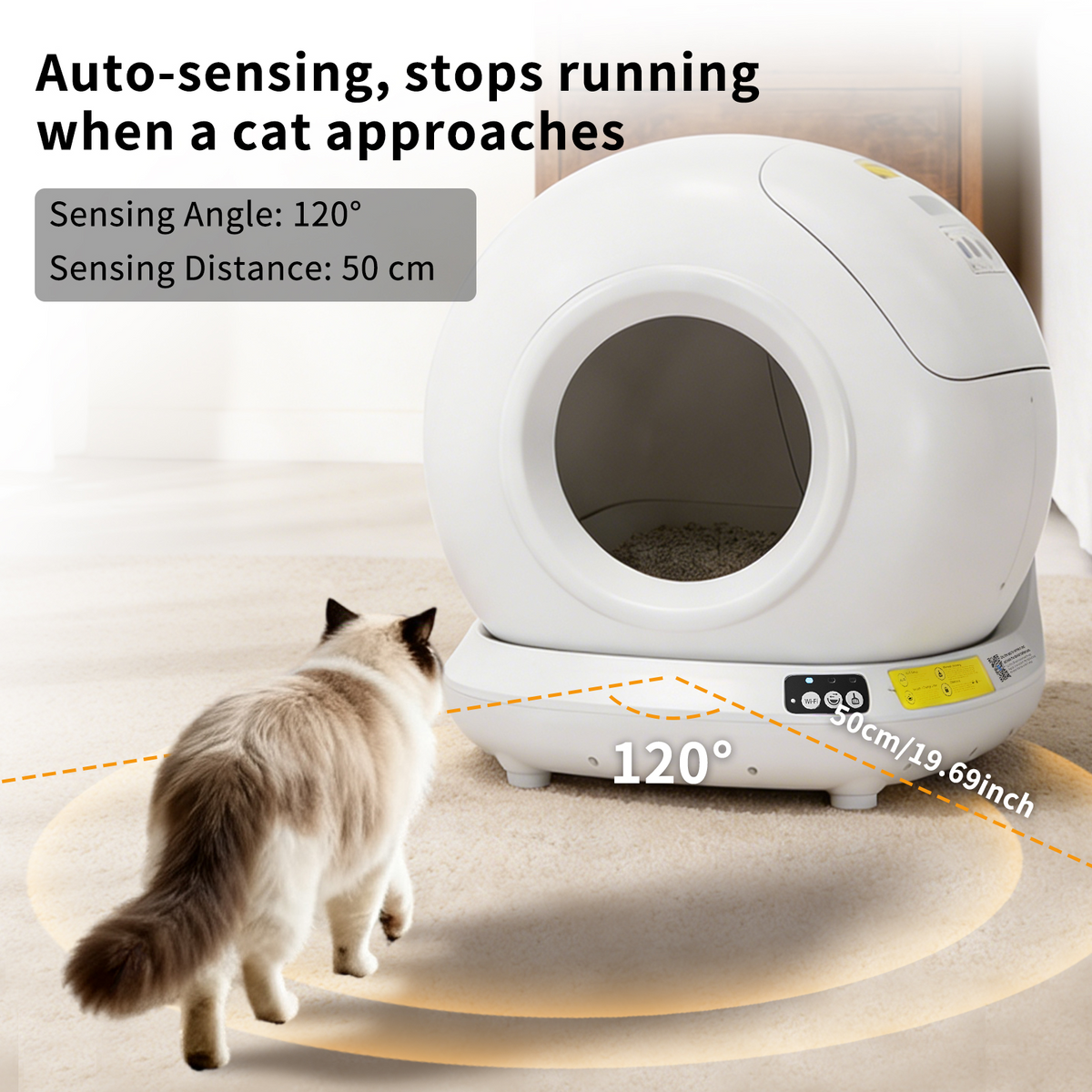 Smart Self-Cleaning Cat Litter Box